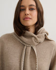 Cashmerism Stitched Triangle Scarf