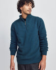 Untouched World Men's Estuary Half Zip Possum Merino Sweater