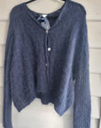 Luna Mohair Diamond Cropped Cardi