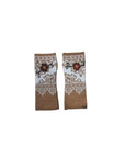 Little Alpaca Embroidered Mitts