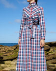 Brigid McLaughlin Twist Tie Shirtmaker Dress