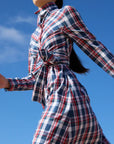 Brigid McLaughlin Twist Tie Shirtmaker Dress