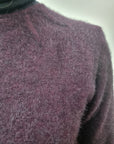 Merinomink Heritage Imperial Felted Possum Merino Jacket Beetroot