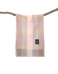 Dalcielo Striped/Check Alpaca Scarf