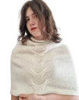 Little Alpaca Cable Poncho