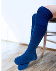 Humphrey Law Quilted Merino over the knee socks