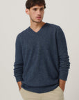 Merinomink Men's V Possum Sweater