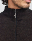 Untouched World Men's Estuary Half Zip Possum Merino Sweater
