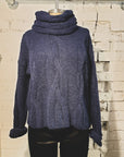 Lorena Laing Chunky Alpaca Cable Turtle Neck