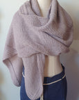 Baby Alpaca Triangular Shawl/Cape