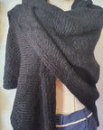 Baby Alpaca Triangular Shawl/Cape