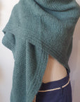 Baby Alpaca Triangular Shawl/Cape