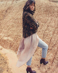 Lorena Laing Chunky Alpaca Cable Turtle Neck