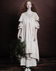 Lorena Laing Linen Button Back Bluson Dress/ Duster