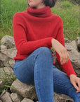 Dalcielo Baby Alpaca Roll Neck Sweater