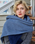 Baby Alpaca Triangular Shawl/Cape