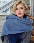 Baby Alpaca Triangular Shawl/Cape