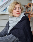 Baby Alpaca Triangular Shawl/Cape