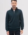 Merinomink Contrast Half Zip Sweater