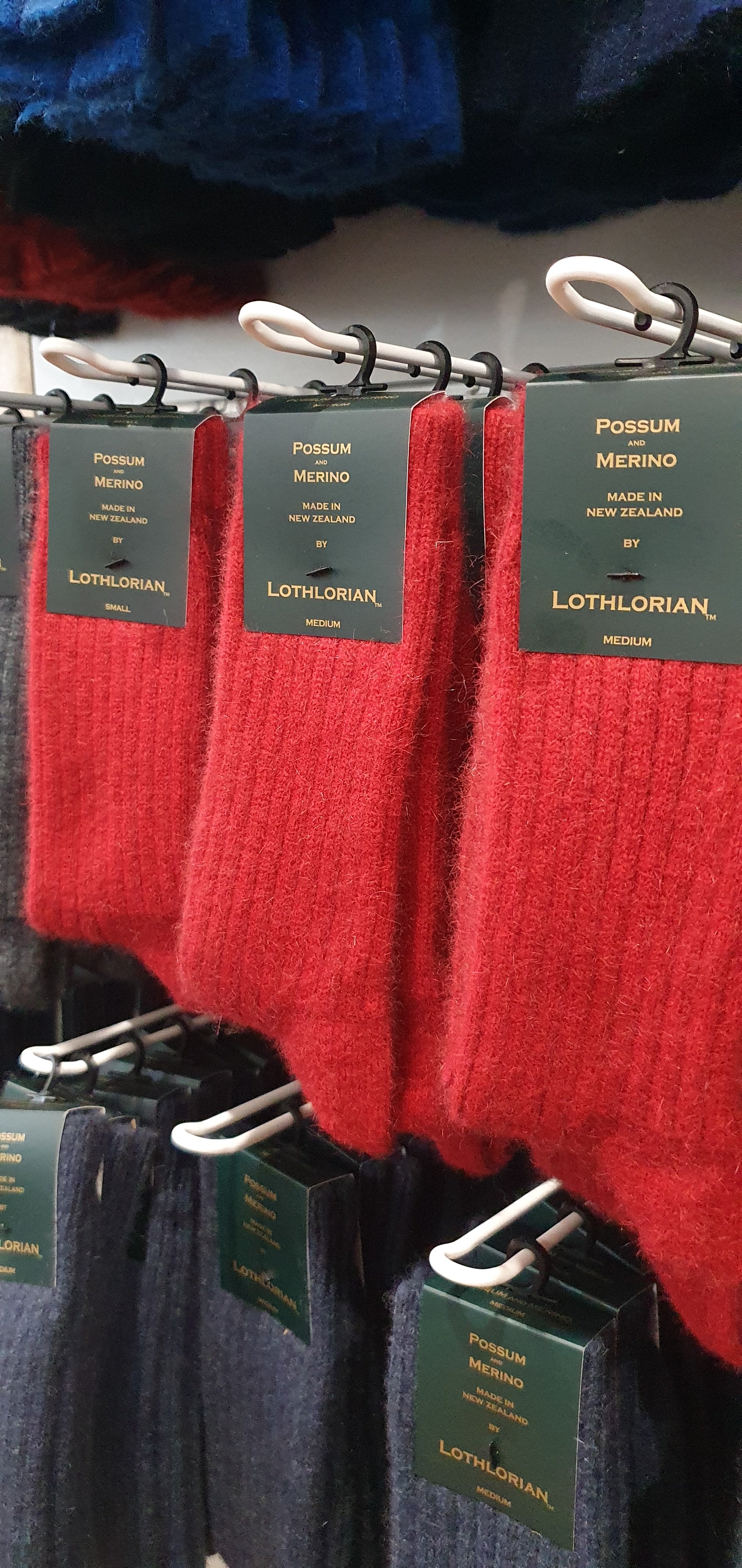 Lothlorian Ribbed Merino &amp; Possum Socks