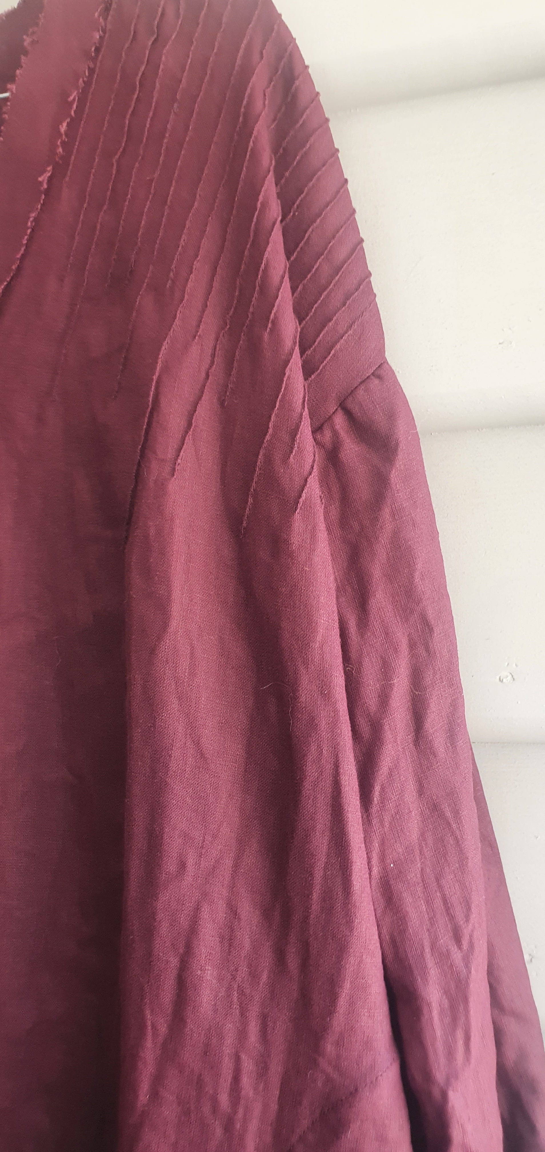Lorena Laing Amano Pin Tuck duster shirt/dress