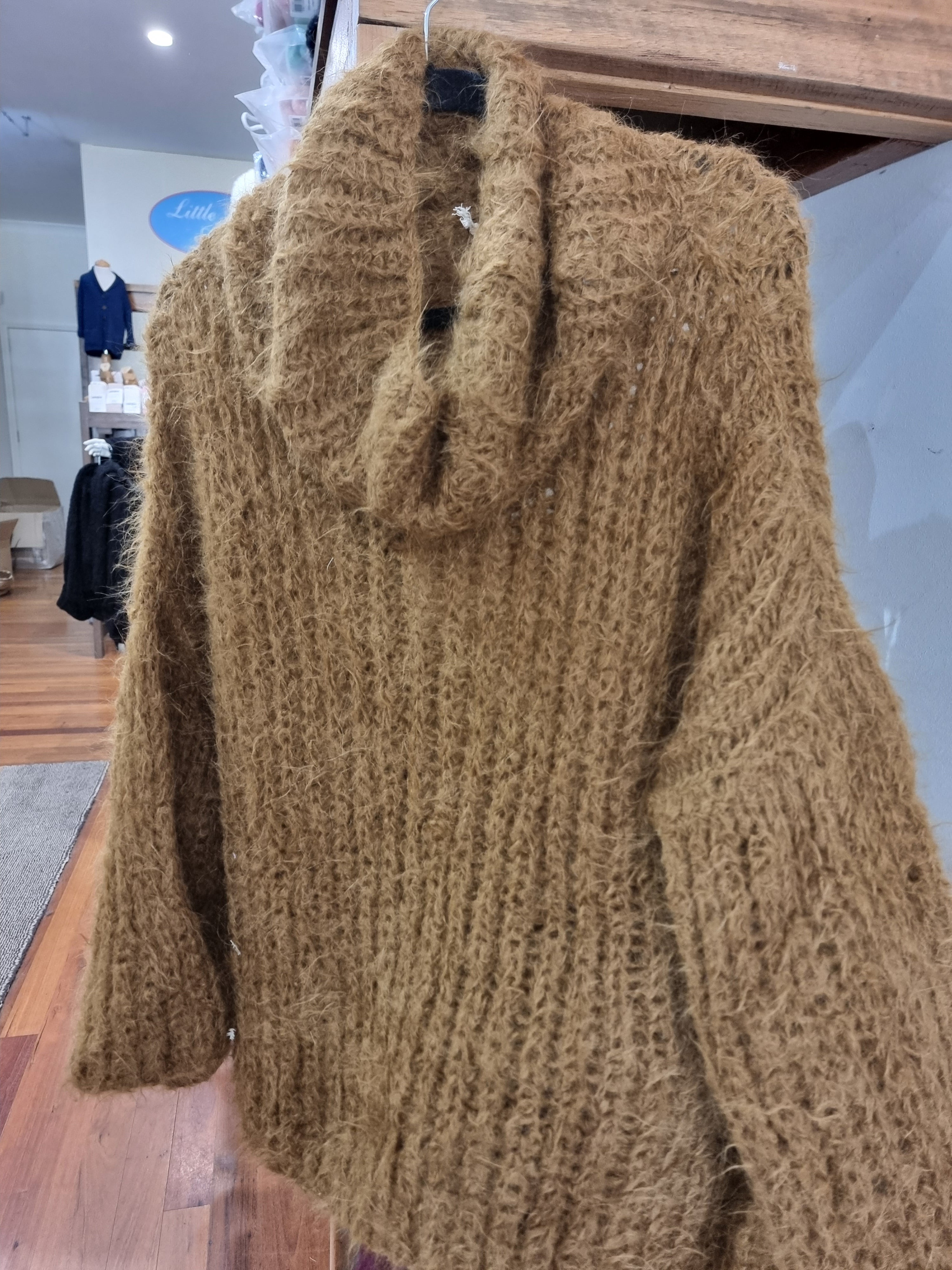 Amano Funnel Neck Suri Sweater by Lorena Laing