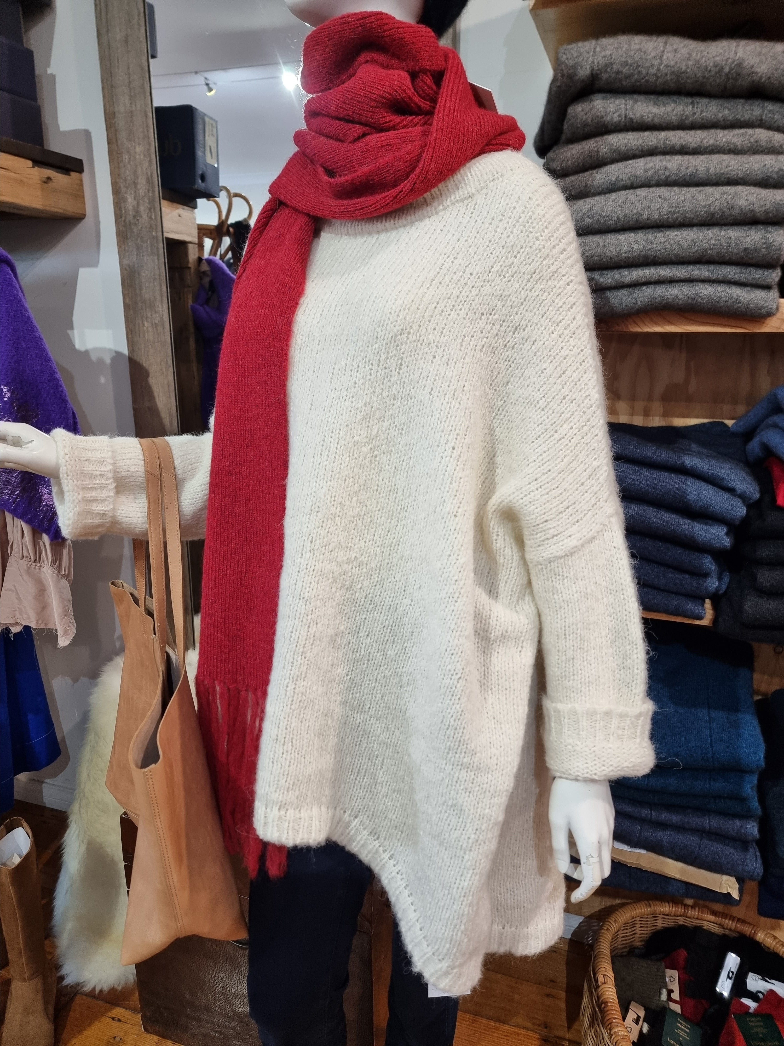 Little Alpaca Oversized Slouchy Nest Jumper