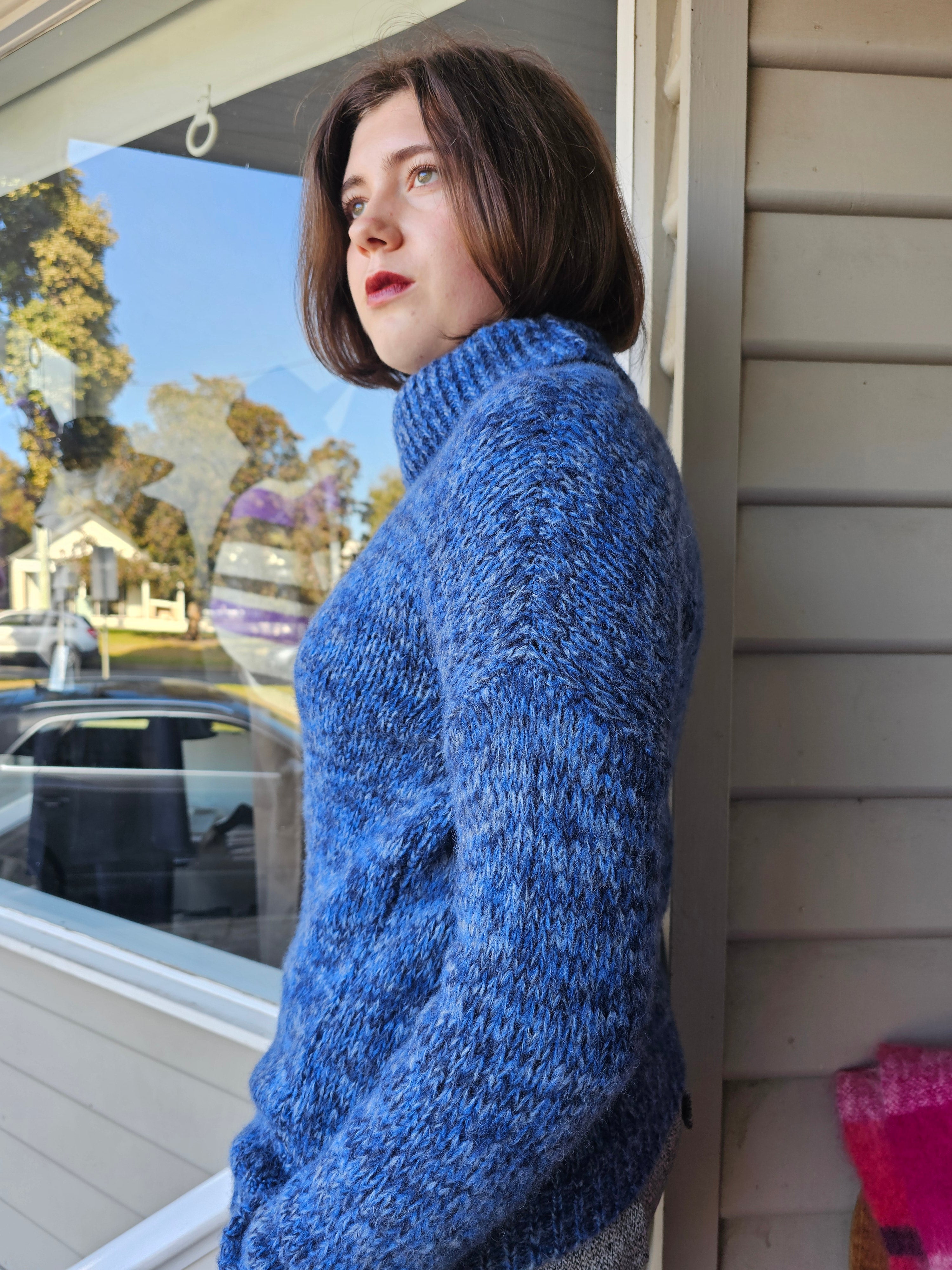 Suri Alpaca Roll Neck Jumper