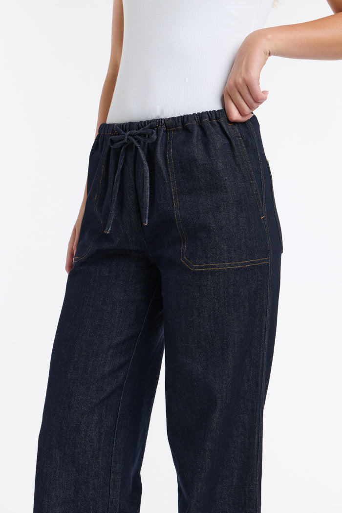 365 Days Misha Drawcord Denim Pant
