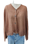 Luna Mohair Sheer-Crop Cardigans