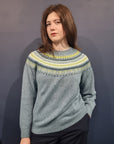 Harley Oribe Green Fair Isle Sweater
