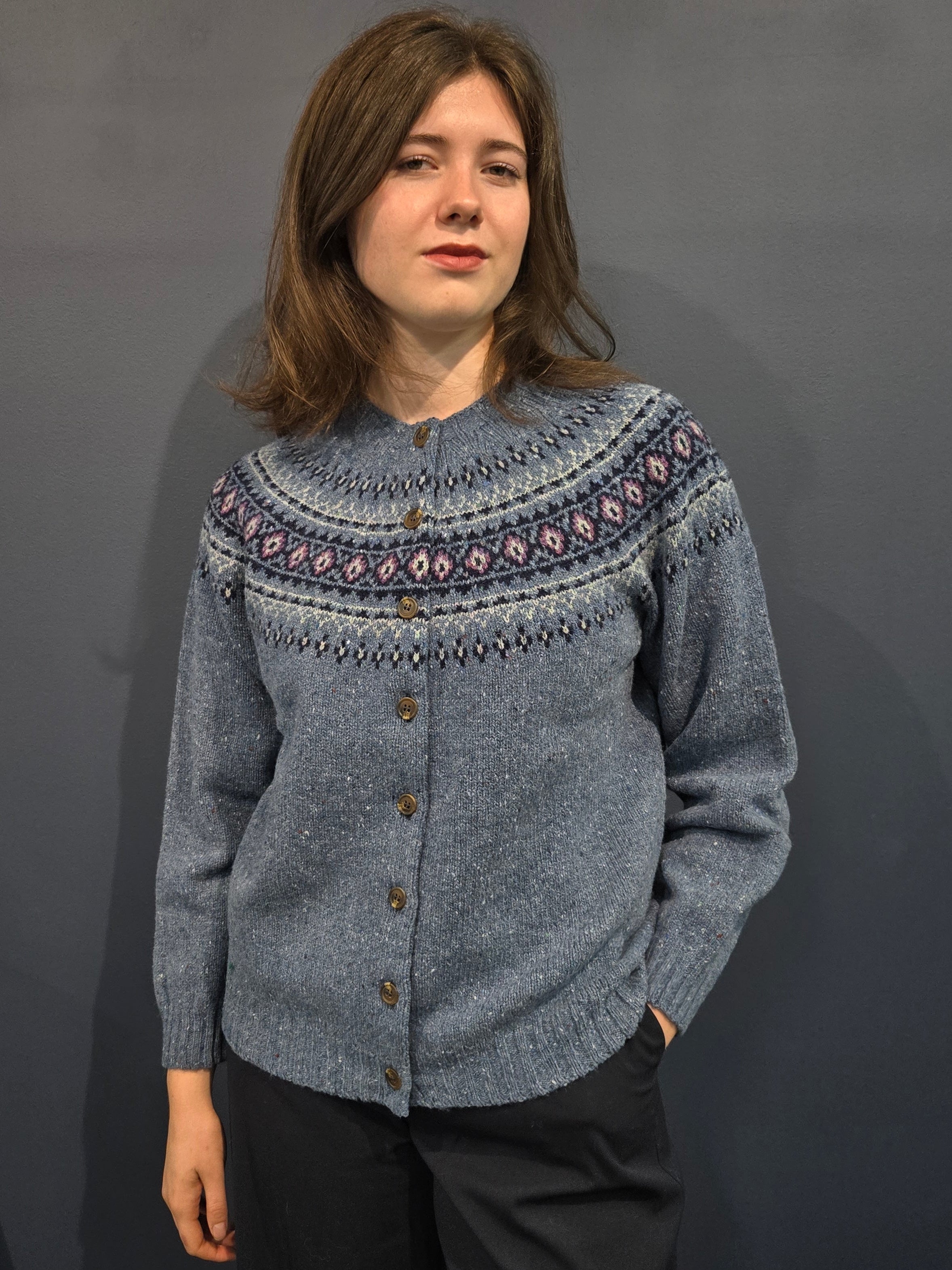 Harley  Fair Isle Cardigan Ossian