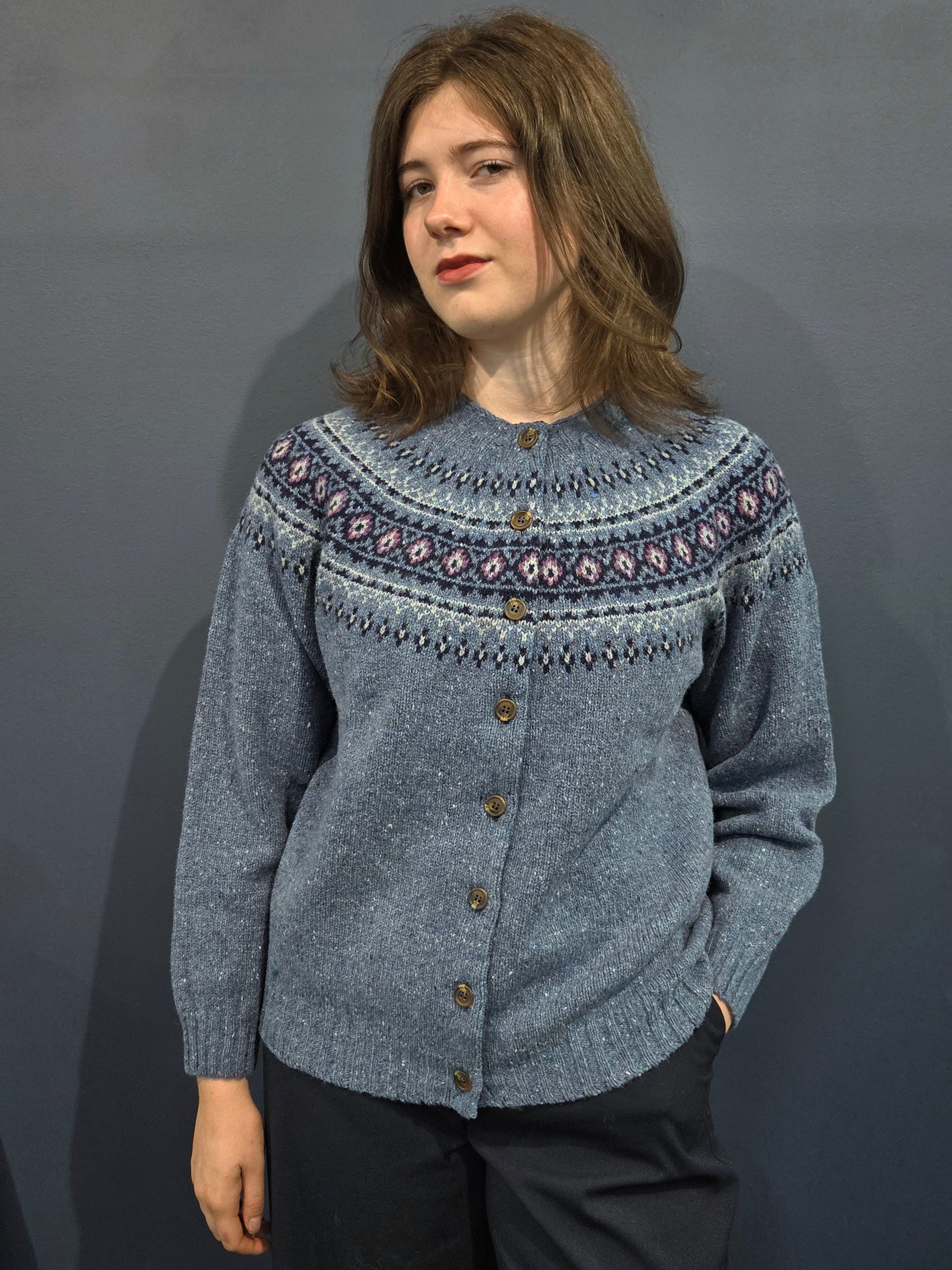 Harley  Fair Isle Cardigan Ossian