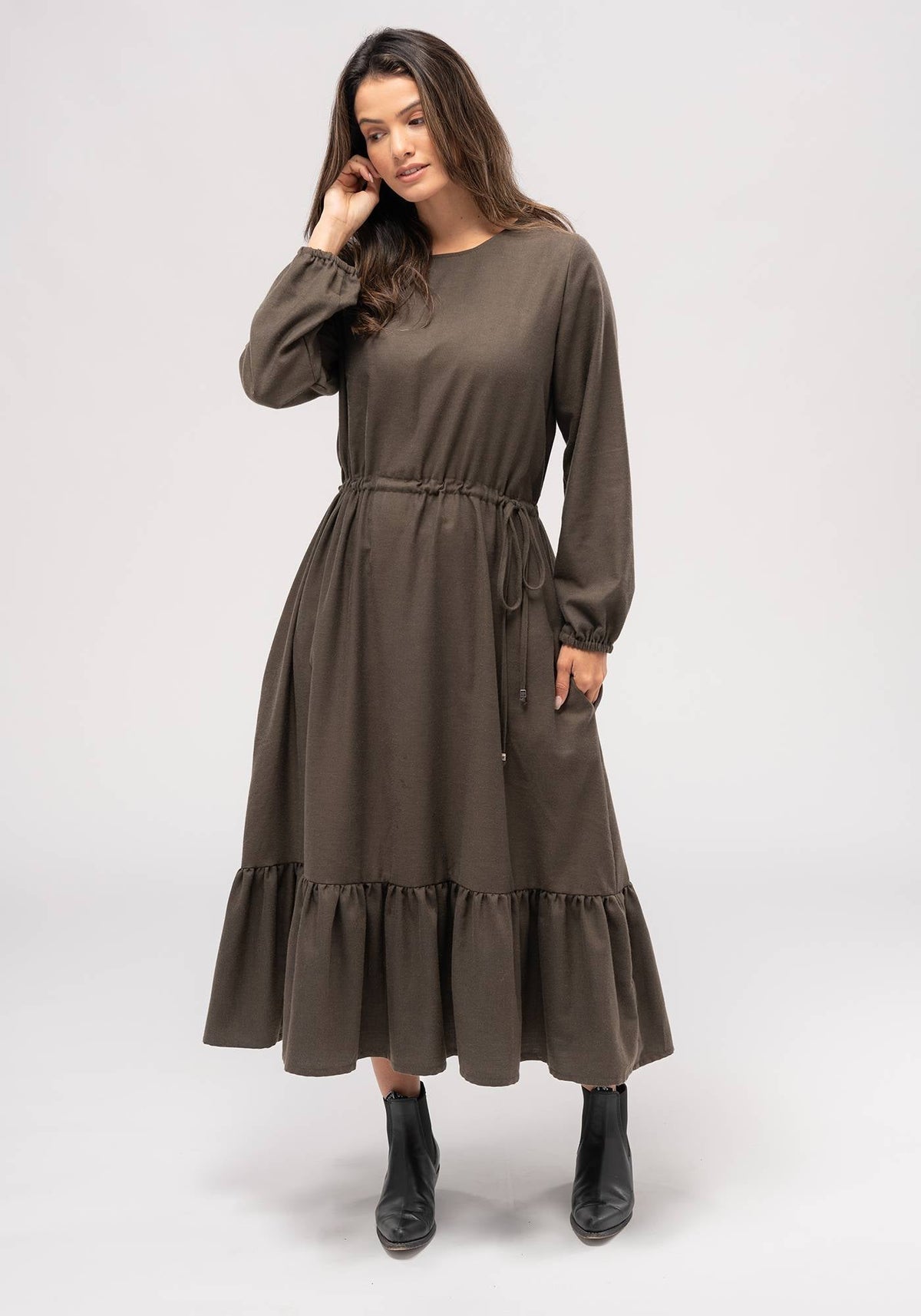 Untouched World Cleo Dress in Colour Punga