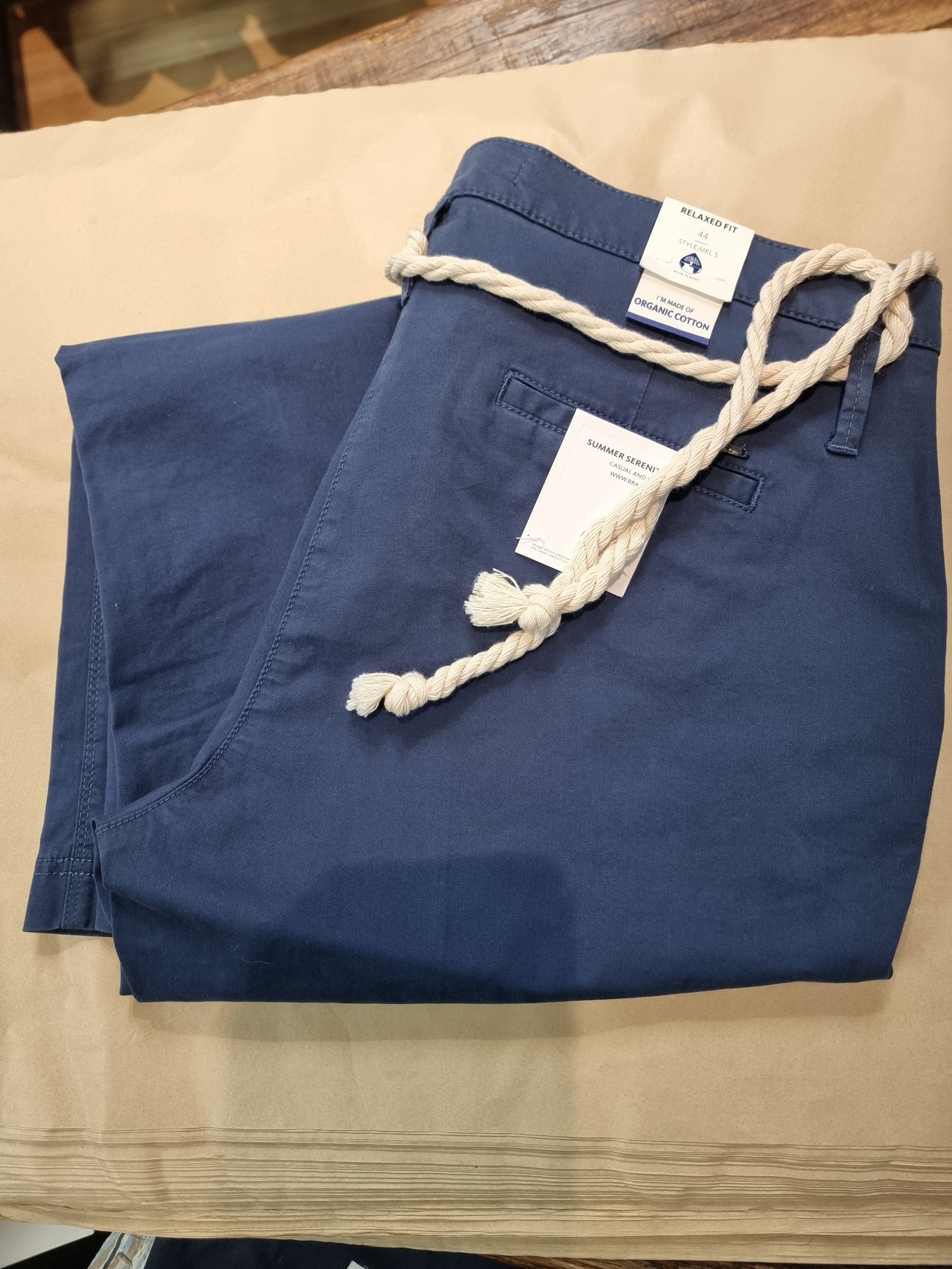 Brax Ladies Mel Relaxed Fit 44 Blue