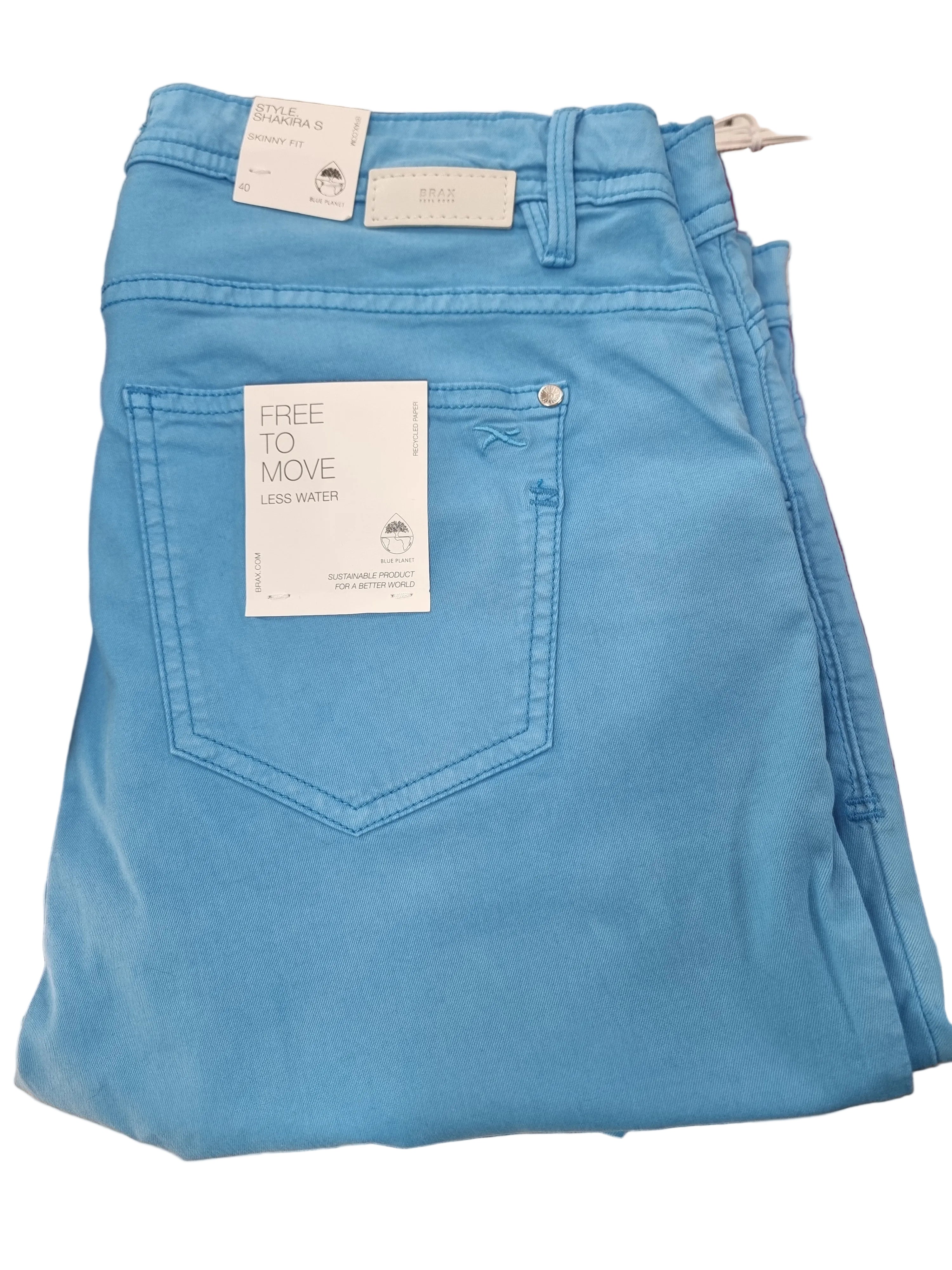 Brax Ladies Shakira S Free to Move Skinny Fit Blue