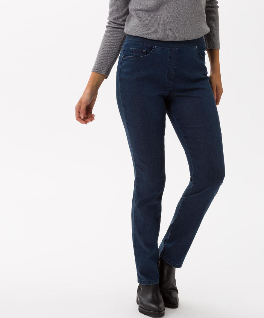 Brax Pamina Slim Elasticated Pull on Pants
