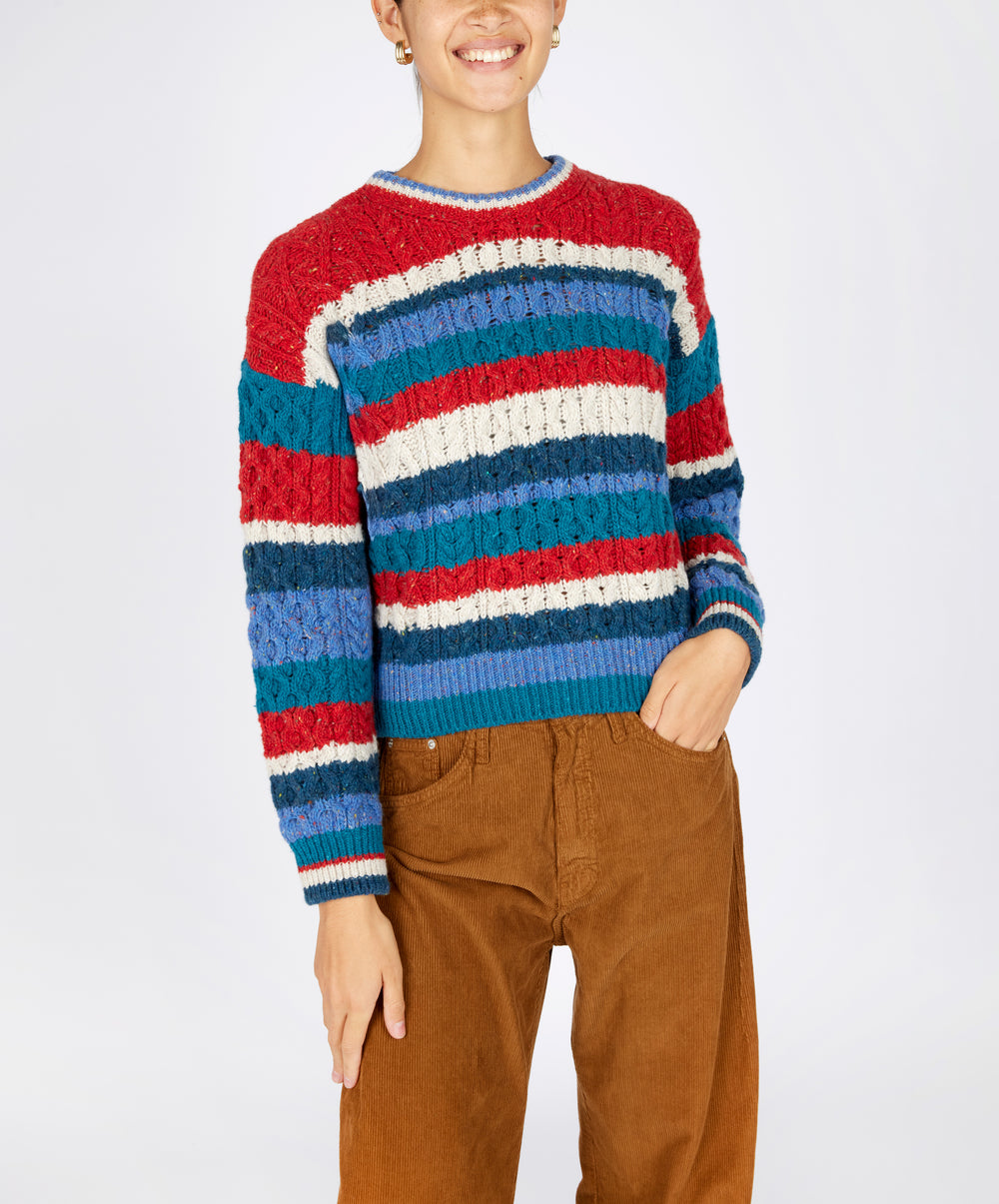 Irelands Eye The Maya Multi Coloured Jumper