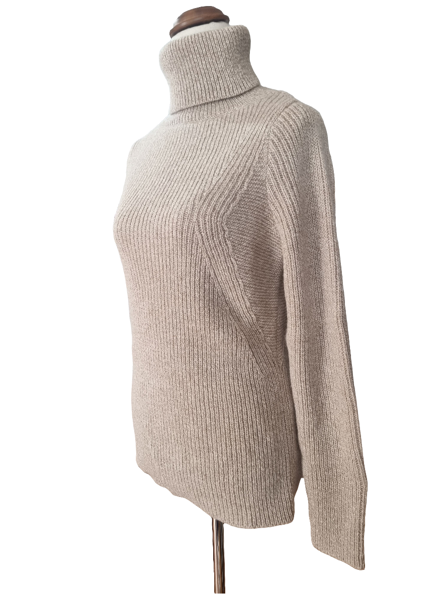 Dalcielo Baby Alpaca Roll Neck Sweater