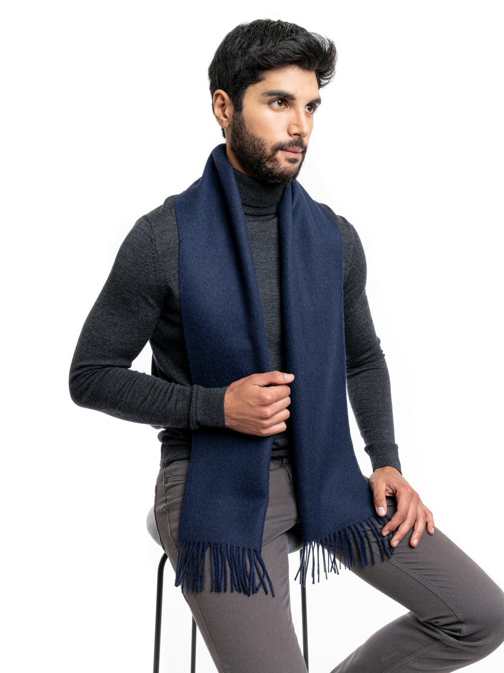 Dalcielo Plain Alpaca Scarf