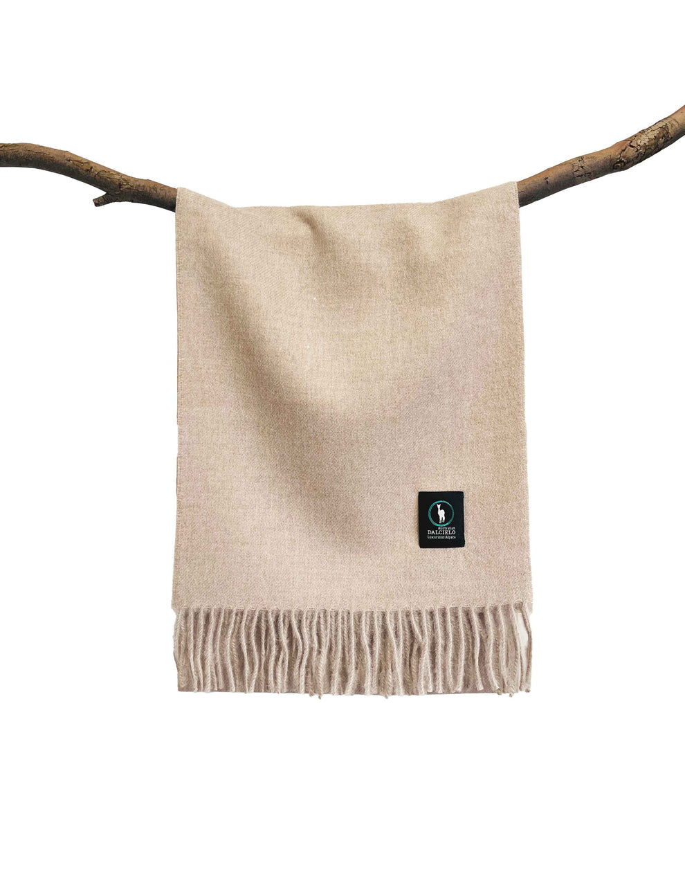 Dalcielo Plain Alpaca Scarf