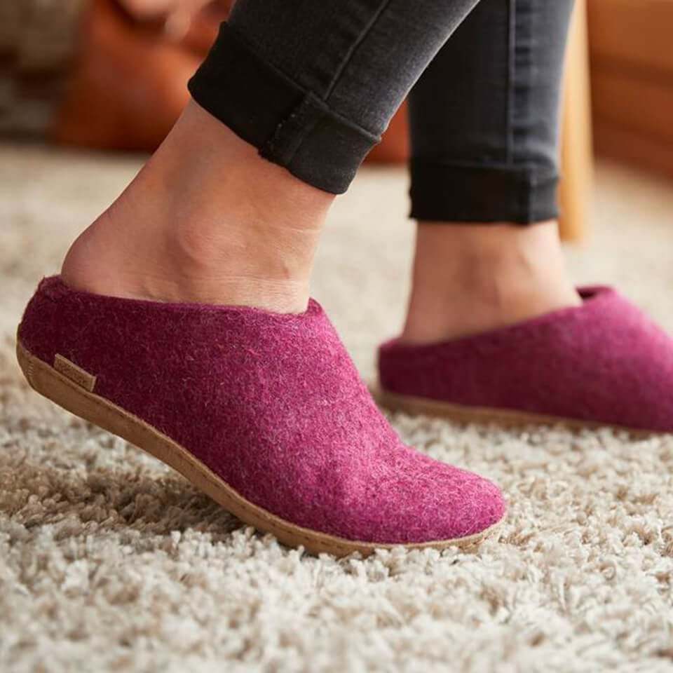 Glerups Slip on with Leather Sole