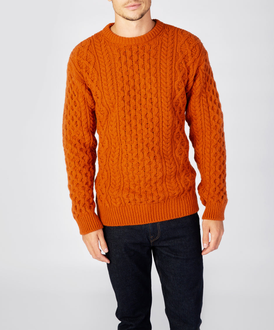 IrelandsEye Carraig Luxe Aran Sweater