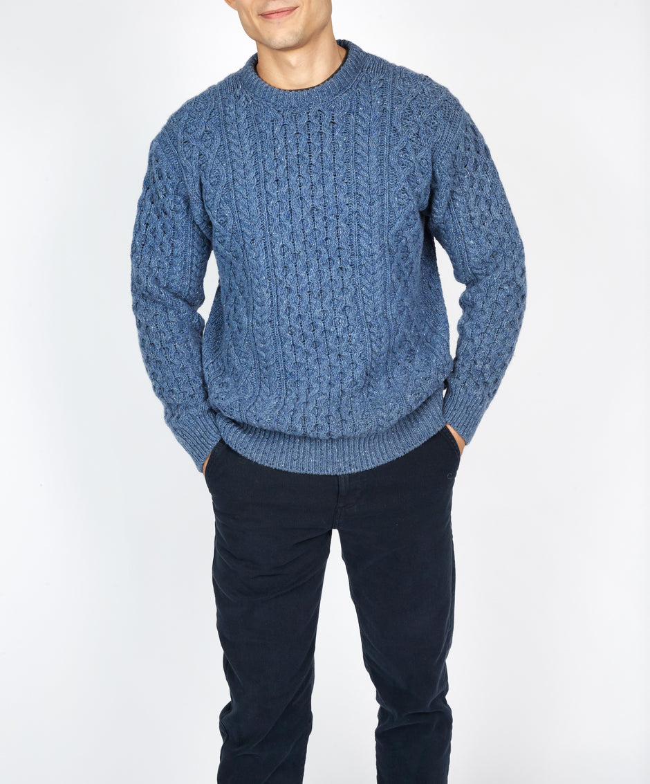 IrelandsEye Carraig Luxe Aran Sweater