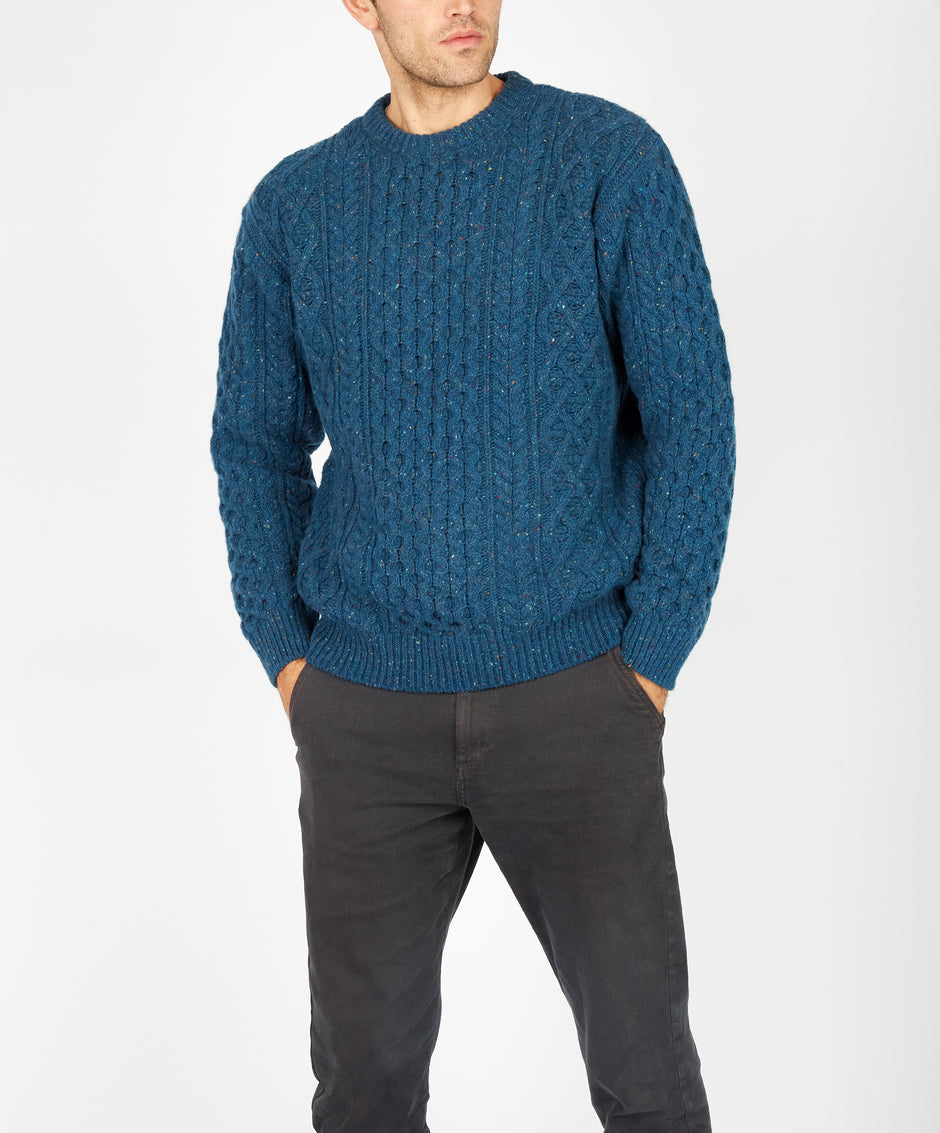 IrelandsEye Carraig Luxe Aran Sweater