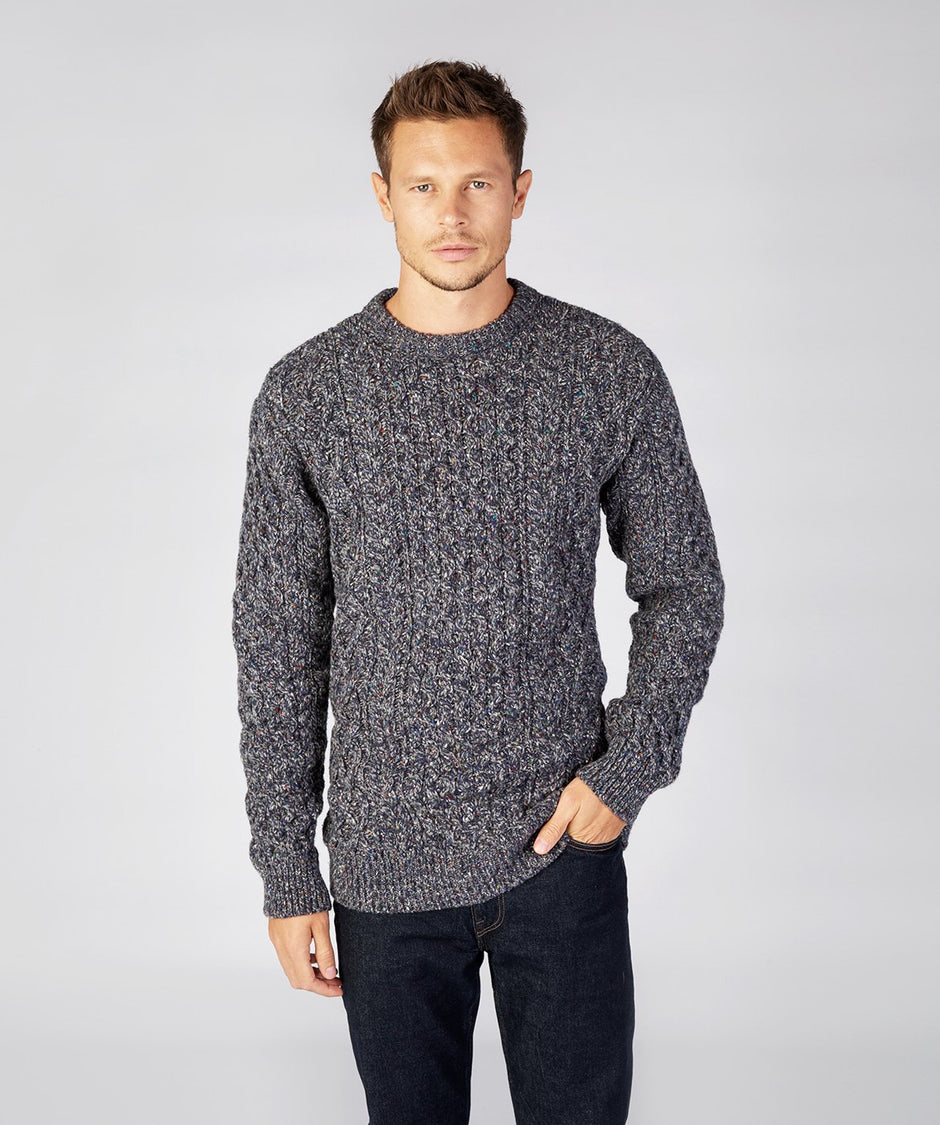 IrelandsEye Carraig Luxe Aran Sweater