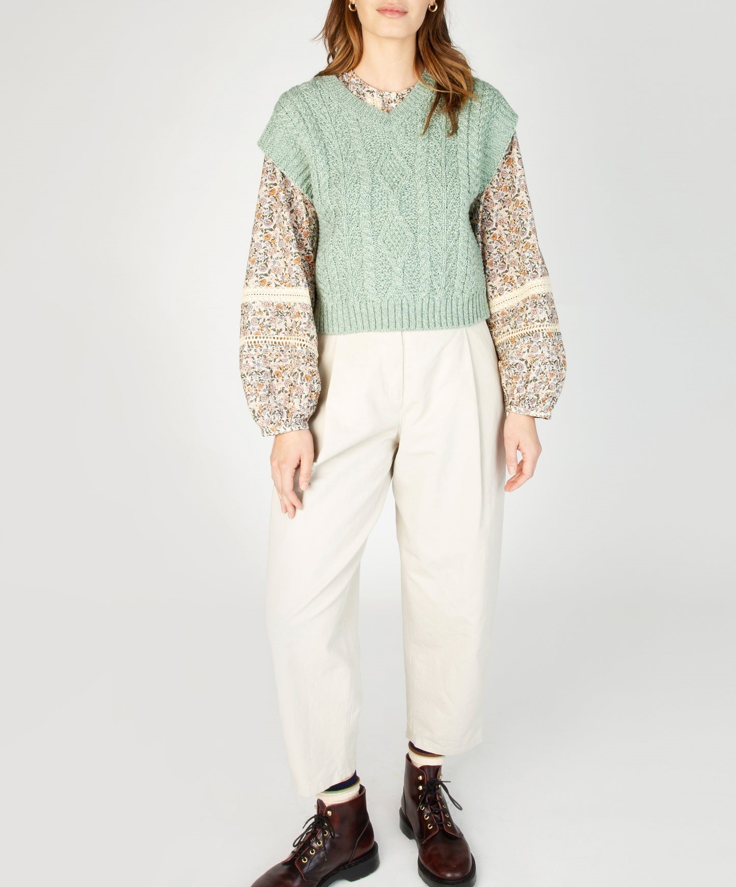 IrelandsEye Sweet Pea Wool Vest