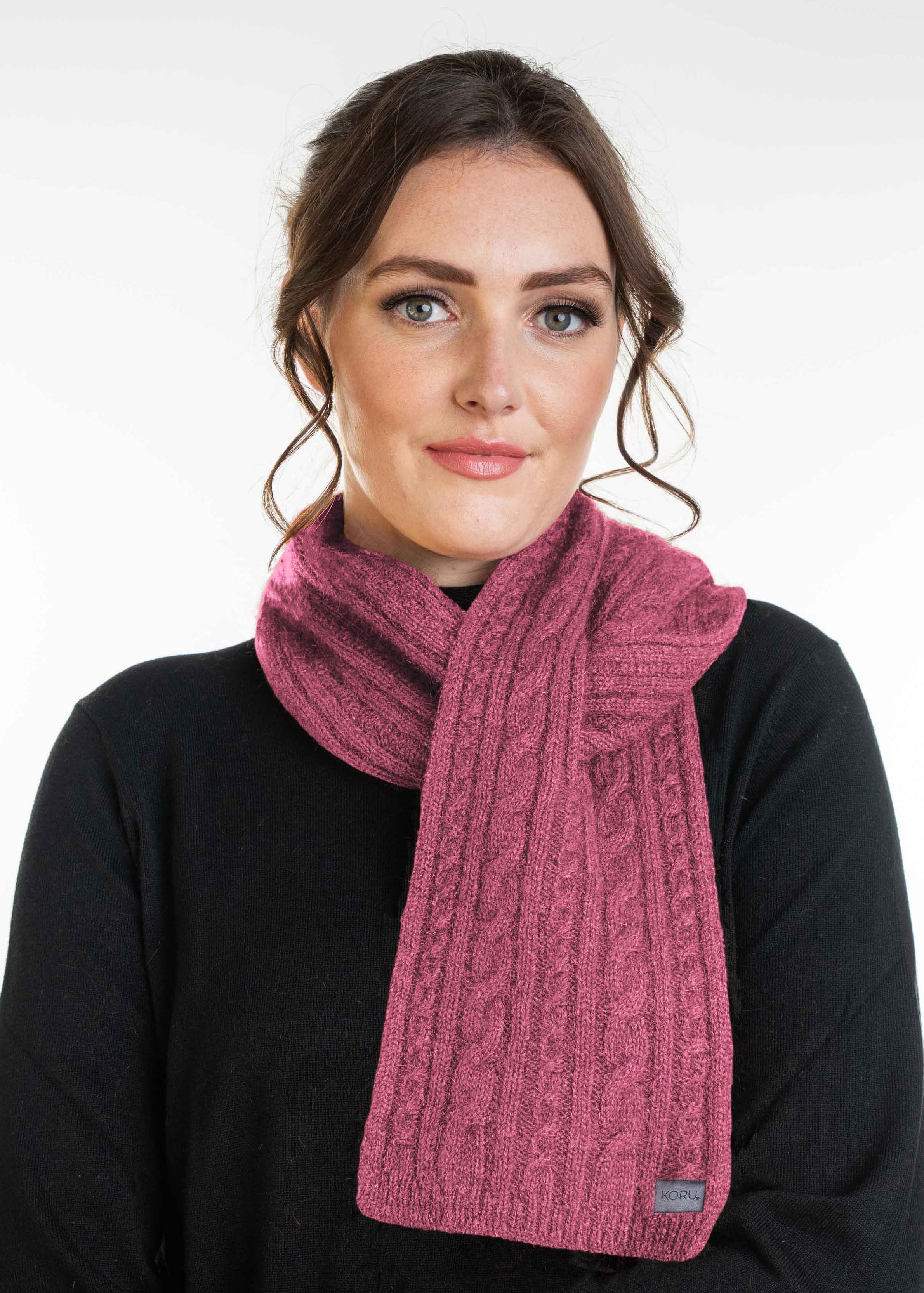 Koru Cable Possum Scarf