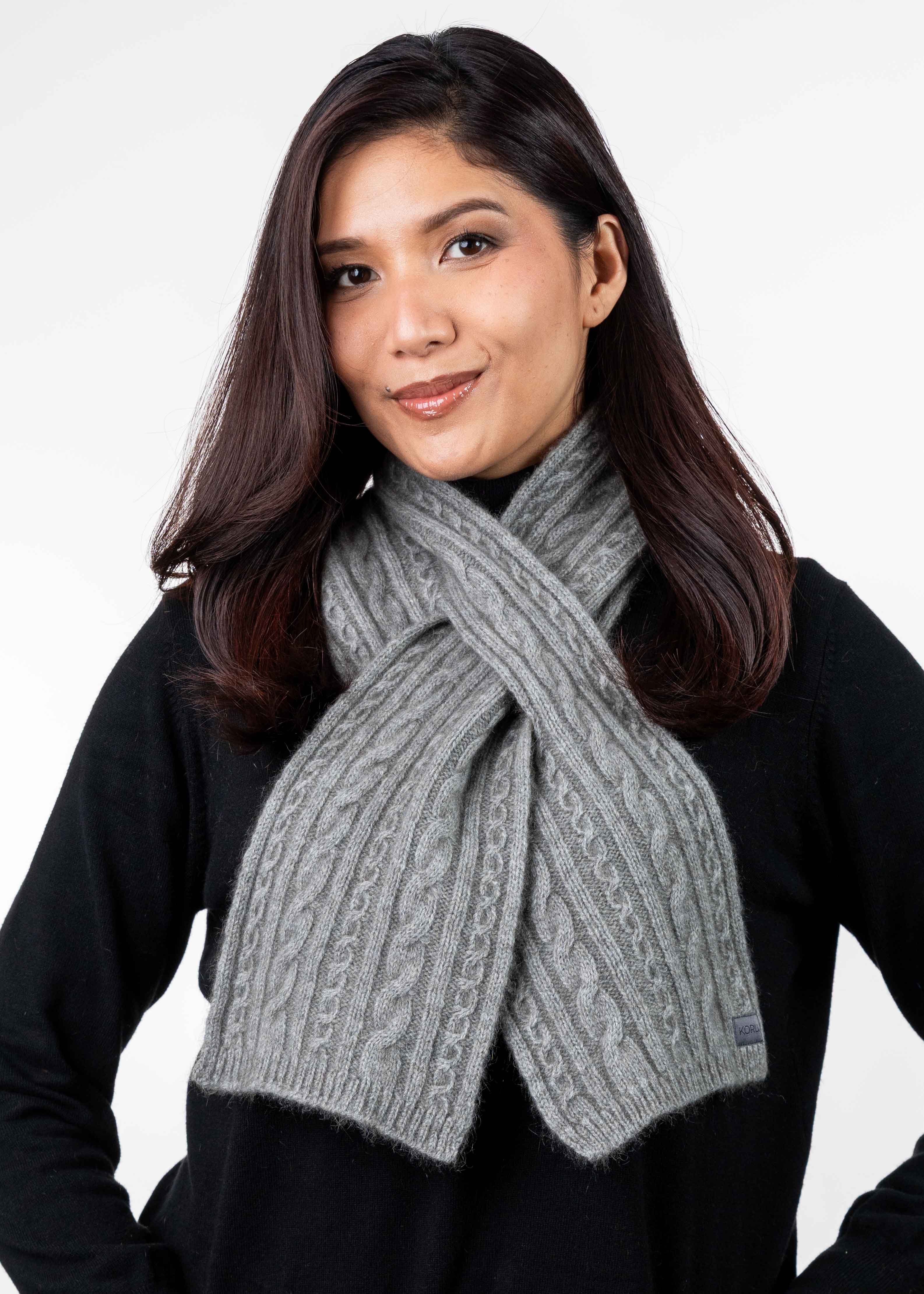 Koru Cable Possum Scarf