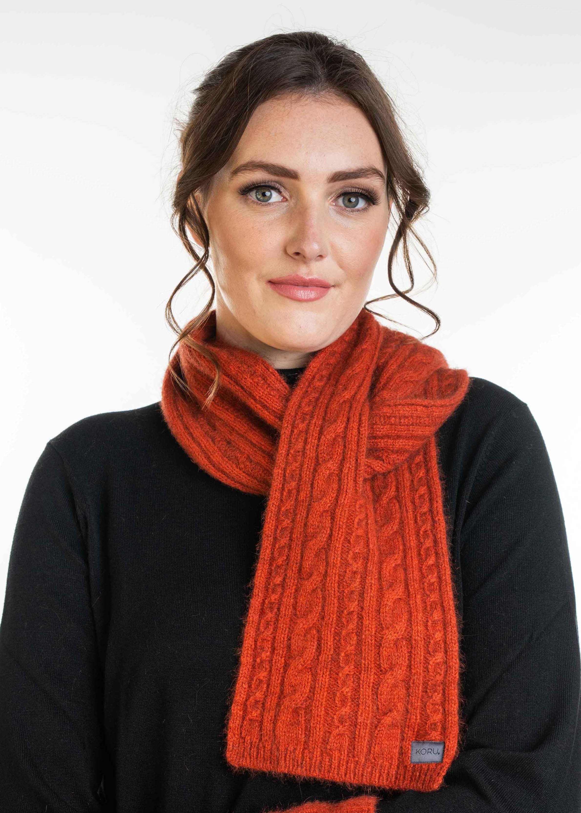 Koru Cable Possum Scarf